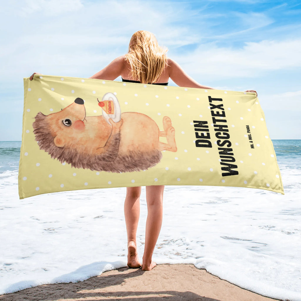 Hand towel with name Hedgehog piece of cake towel with name, custom towel, monogrammed bath towel, luxury personalized towels, personalized bath towel, sauna towel with name, towel gift, custom print towel, custom bathroom towel, embroidered towel, small animals, cute, funny, cute animal motives, hand drawn, small world, funny sayings, good mood, happy, gifts, gift ideas, special gifts, animal lover, card, food saying, cake, hedgehog, bake cake, baking gift, birthday cake, invitation party