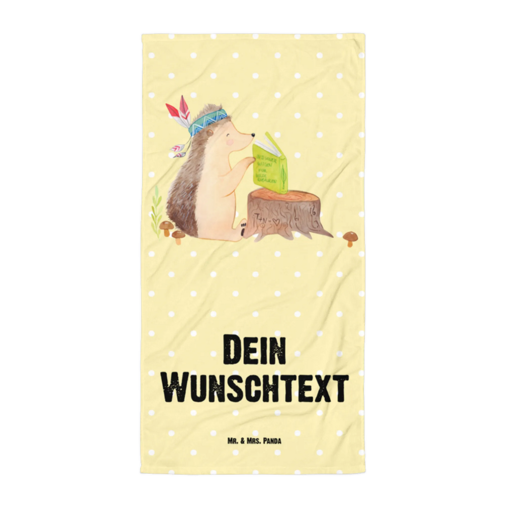 XXL ręcznik kąpielowy z imieniem jeż Ozdoba z piór Waldtiere, zwierzęta