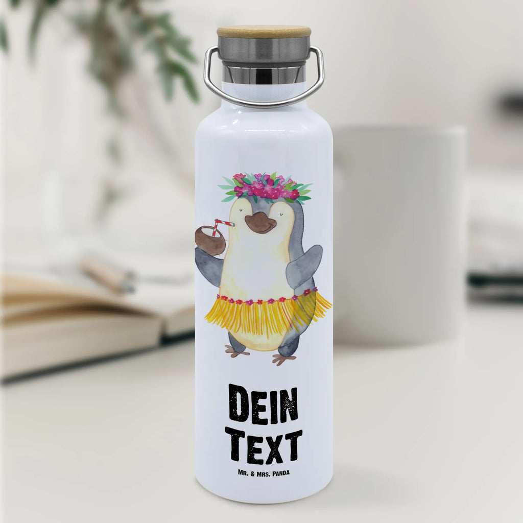Personalised drinks bottle Penguin coconut Penguin, North Pole, Winter, Penguins, penguins, aloha, Hawaii, vacation, coconut