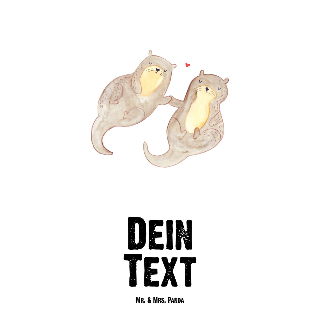 Personalised drinks bottle otter holding hands otter, marten, sea otter, European otter, water mammal, aquatic animal, baby otter, predator, water, otter gifts, animal lover, gift ideas for animal lovers, animal, mammal, water animal, gifts for people in love, Otter Sea Otter Lake Otter