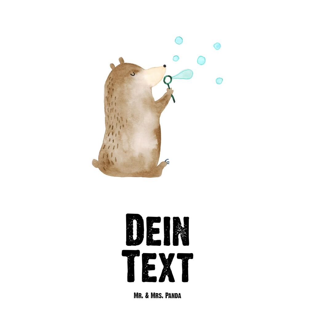 Personalizowana butelka na wodę niedźwiedź bańki mydlane Niedźwiedź, Miś, Pluszowy miś