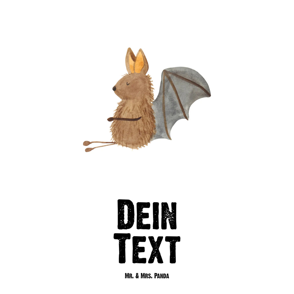 Personalised drinks bottle bat Sit small animals, cute, funny, cute animal motives, hand drawn, small world, funny sayings, good mood, happy, gifts, gift ideas, special gifts, animal lover, card, bats, bat, motivation, relax