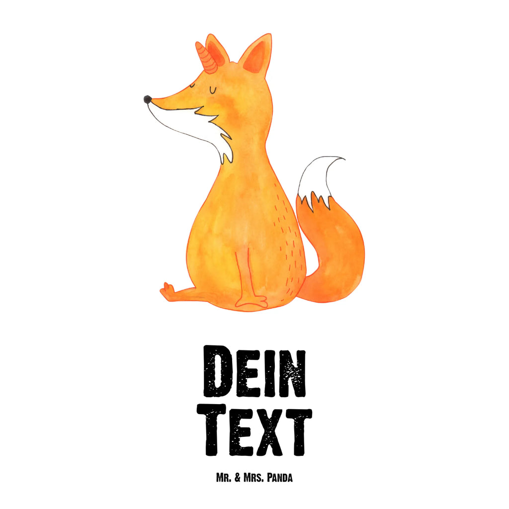 Personalizowana butelka na wodę Jednorożec lis Jednorożec, jednorożce, dekoracje jednorożca, jednorożec