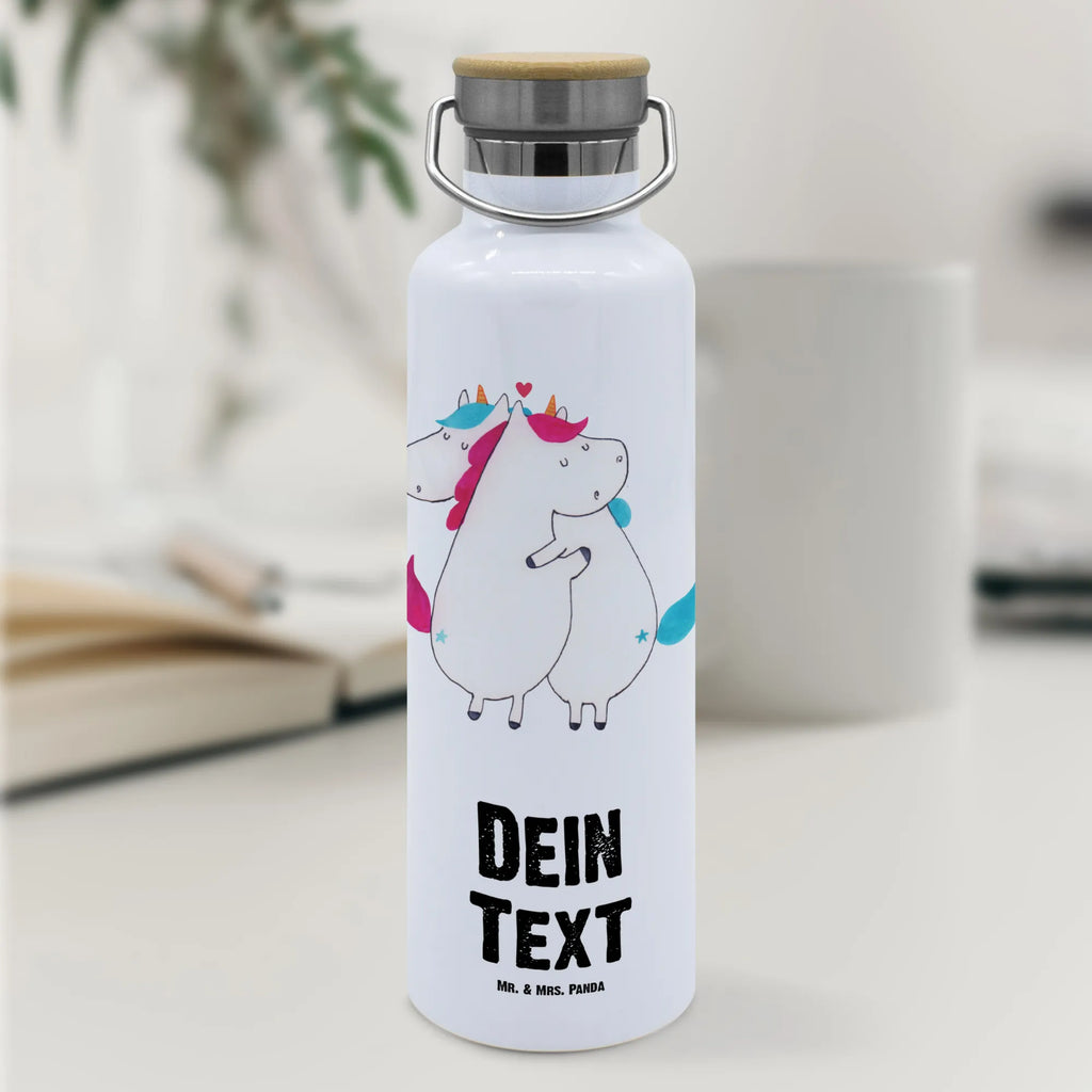 Personalised drinks bottle unicorn communication unicorn, unicorns, love, present, Thank you, witty, saying, valentine's day, partner, marriage, gift, funny, Unicorn, valentine