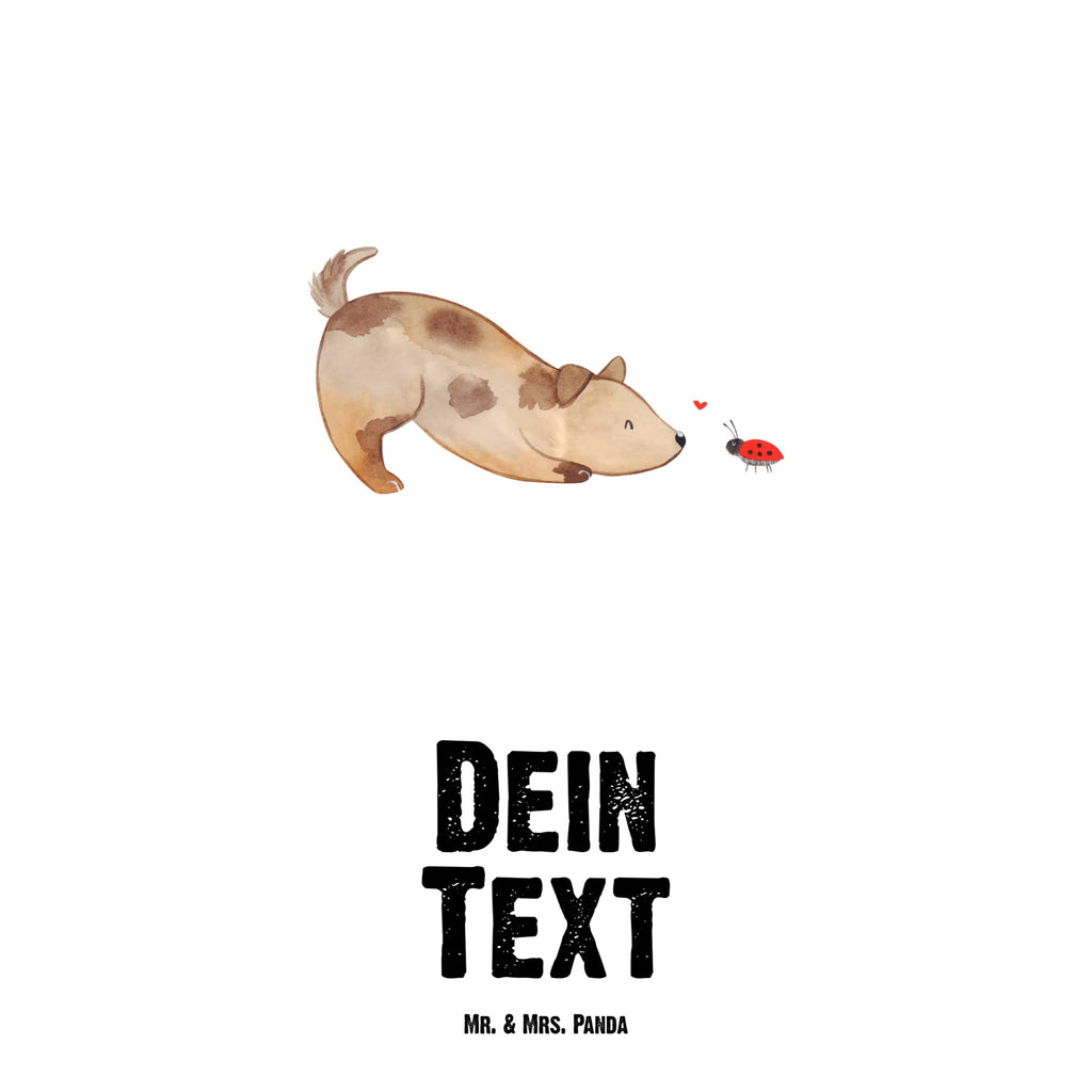 Personalizowana butelka na wodę pies biedronka Pies, motyw psa, zwierzę domowe, rasa psa, miłośnik zwierząt, właściciel psa, powiedzenia