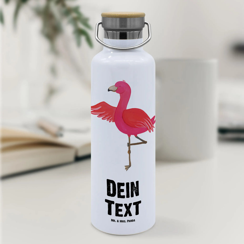 Personalizowana butelka na wodę Flamingo joga Flamingo