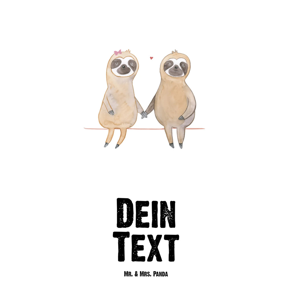 Personalised drinks bottle sloth pair Sloth, sloth, trend animal, love, sloth love, engaged, sloth couple, lazy, lovers, relax, together, favourite animal, in love