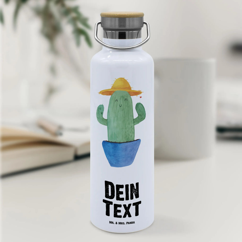 Personalised drinks bottle cactus cap cactus, cactuses, plants, cactus plant, small green cactus, travel diary, world trip, travel, gift idea, city trip, cactus love, globetrotter, slogan, motivation