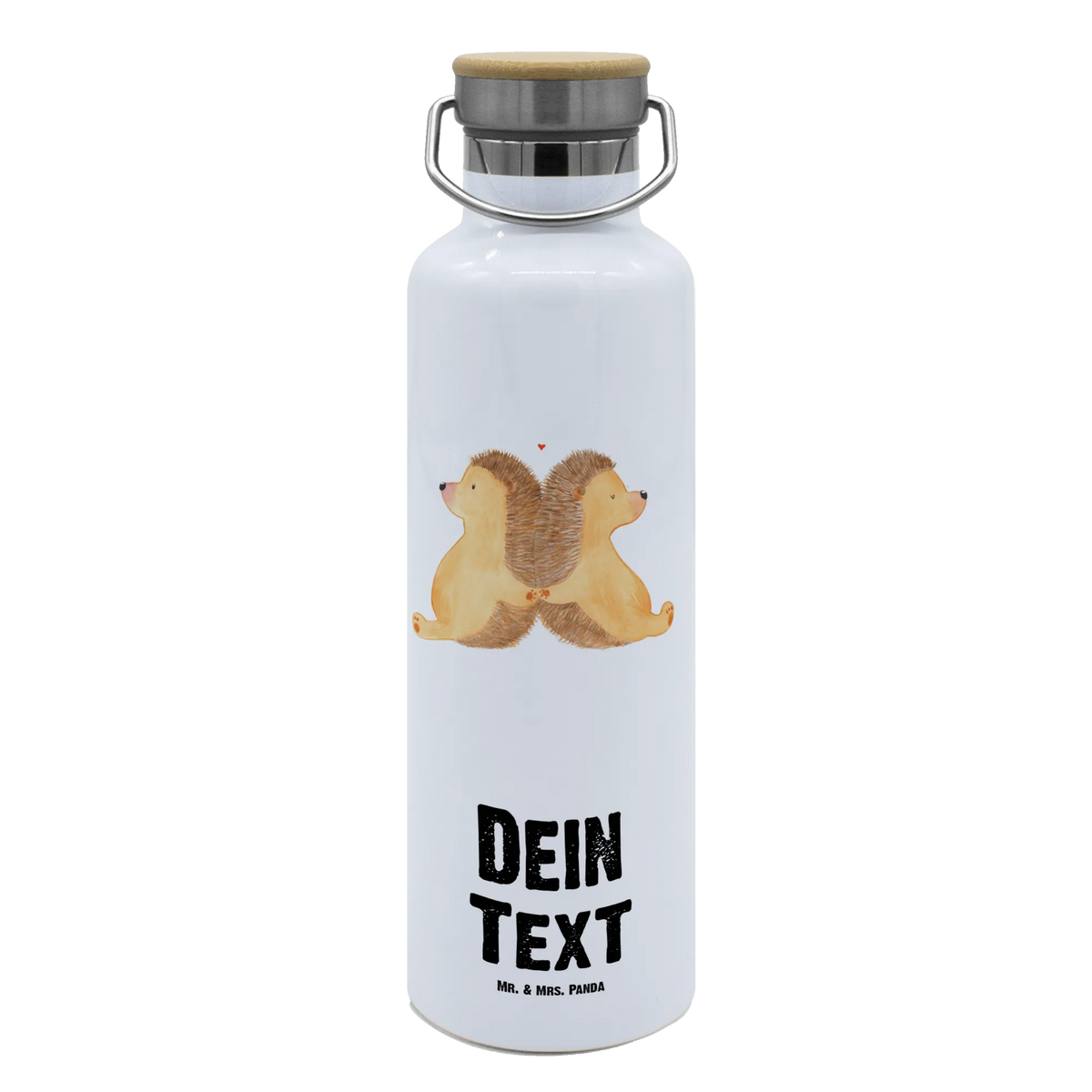 Personalised drinks bottle Hedgehogs holding hands Love, Loving, Two, Together, Marriage, Engagement, Proposal of marriage, Love gift, gift for her, gift for him, anniversary gift, gift for two, love message, proof of love, anniversary, great love, hand in hand, favourite person, hedgehog, hedgehog love, wedding, love, engagement, love gift, togetherness