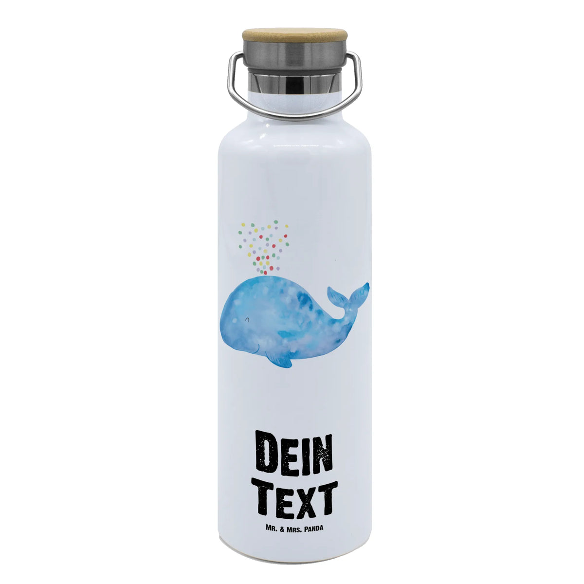 Personalised drinks bottle whale confetti Seafood, aquatic animals, ocean, sea, fish, shells, corals, reef, whale, narwhal, sea urchin, lobster, platypus, turtle, manatee, crocodile, orca, shrimp, gifts for seafood lovers, water world, underwater animals, underwater world, vacation, deep sea, seafood fans, gift ideas, seafood decoration, seafood posters, motivation, period of life, new start, separation, losing weight, whales, confetti, diet, new beginning, birthday, Whale