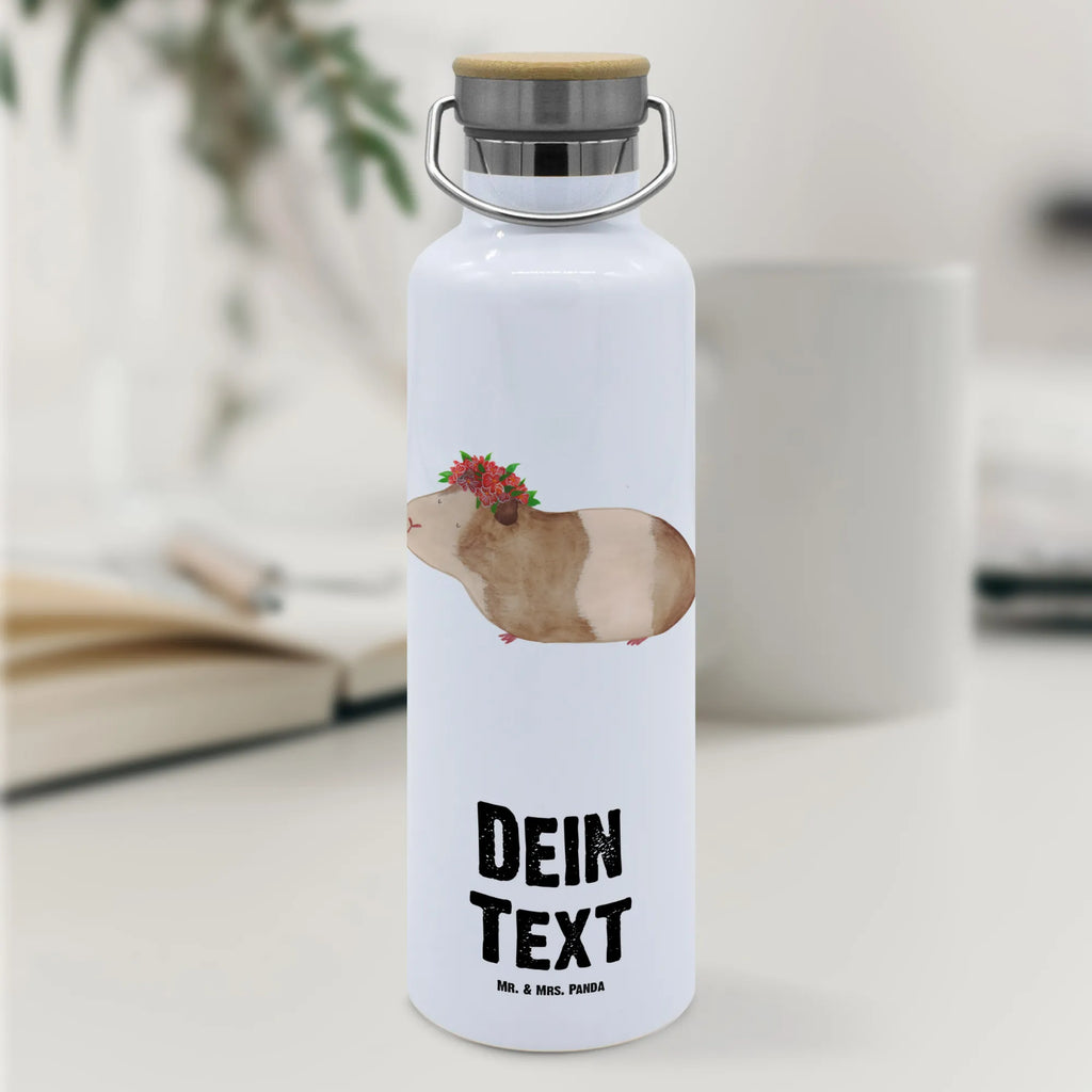 Personalised drinks bottle Guinea pig wisdom small animals, cute, funny, cute animal motives, hand drawn, small world, funny sayings, good mood, happy, gifts, gift ideas, special gifts, animal lover, card, flower child, wisdom, Meeries, reality, motivation, wonder, wonderland, guinea pig, meerie, saying