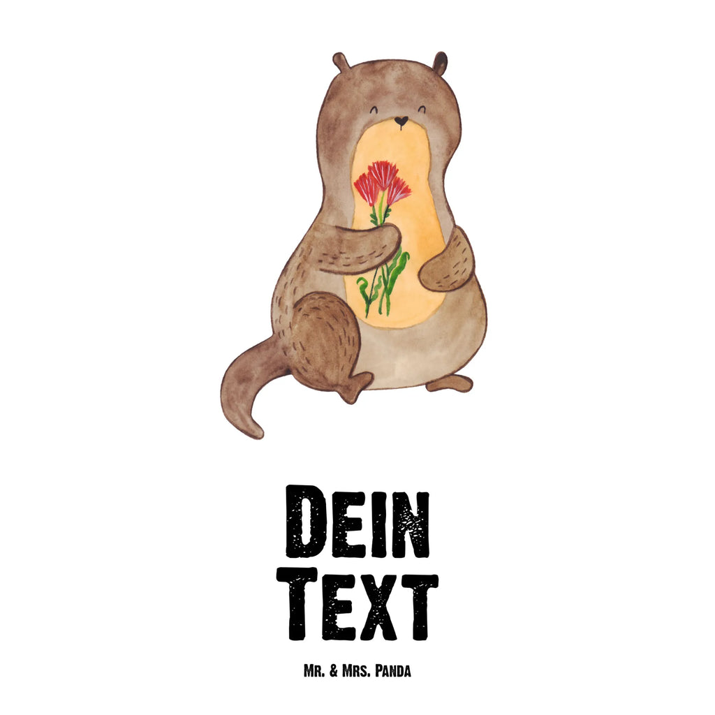 Personalised drinks bottle otter Bunch of flowers otter, marten, sea otter, European otter, water mammal, aquatic animal, baby otter, predator, water, otter gifts, animal lover, gift ideas for animal lovers, animal, mammal, water animal, gifts for people in love, Otter Sea Otter Lake Otter