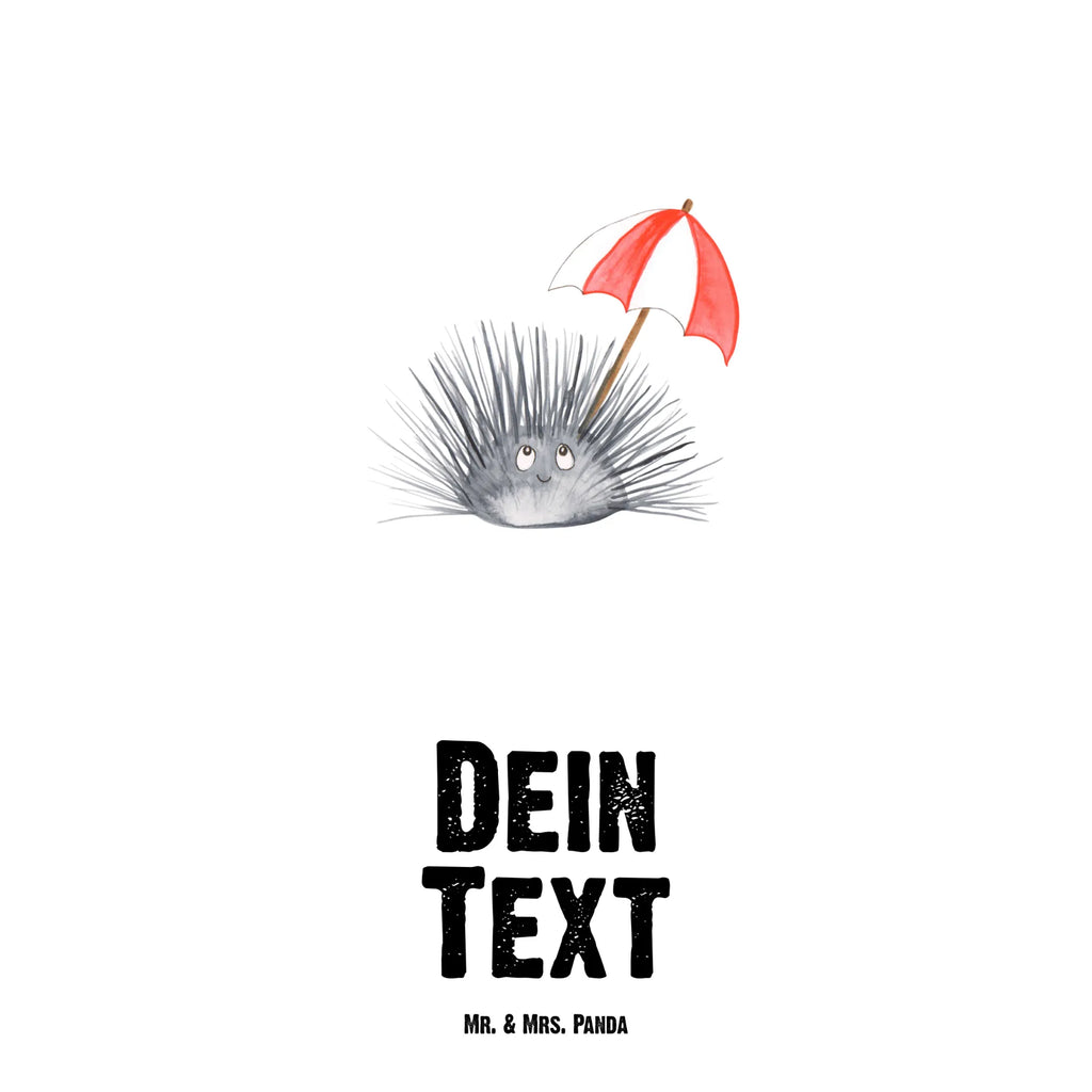 Personalizowana butelka na wodę Jeżowiec Zwierzeta morskie, Morze, Wakacje