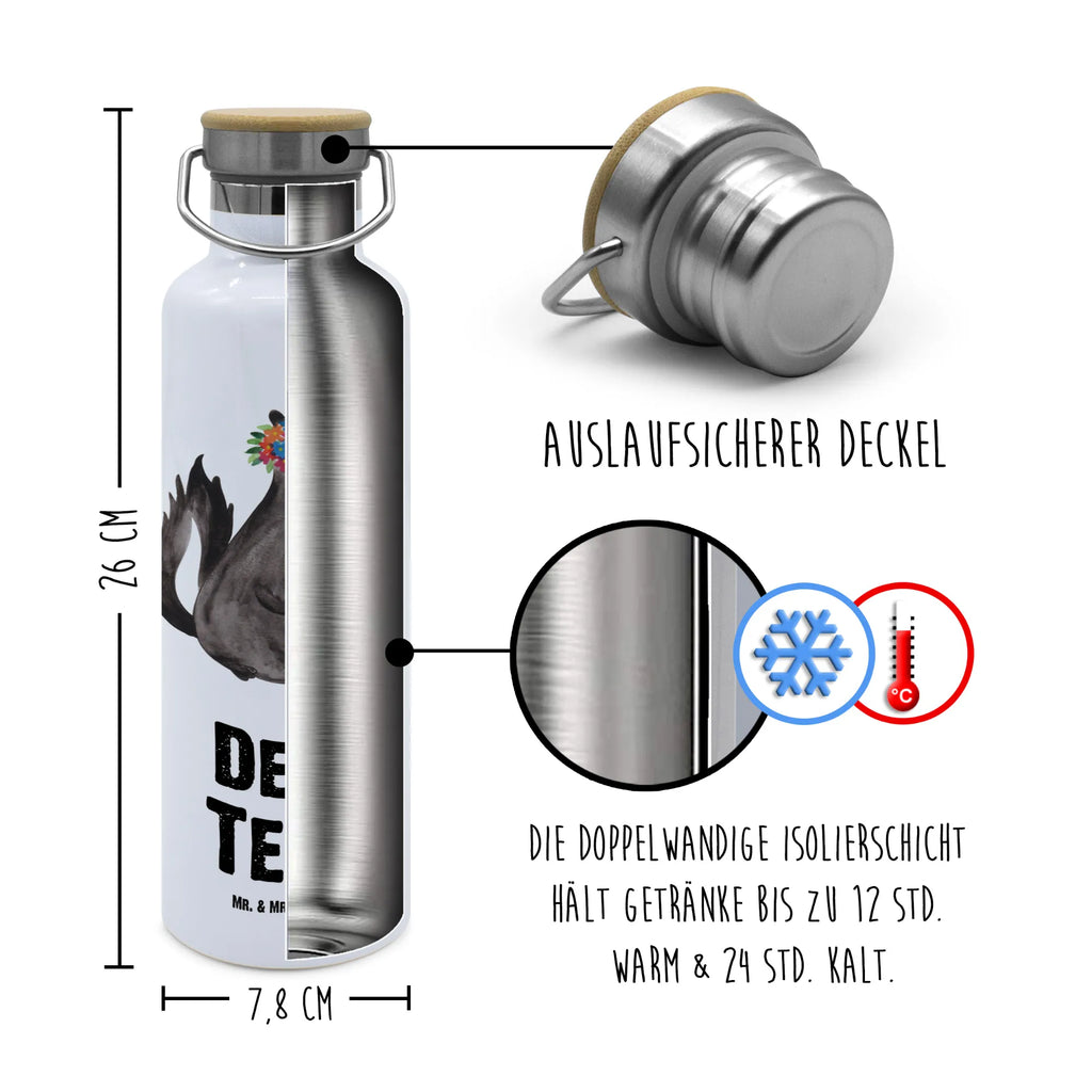 Personalizowana butelka na wodę skunks dziewczynka Stinktier, Skunk