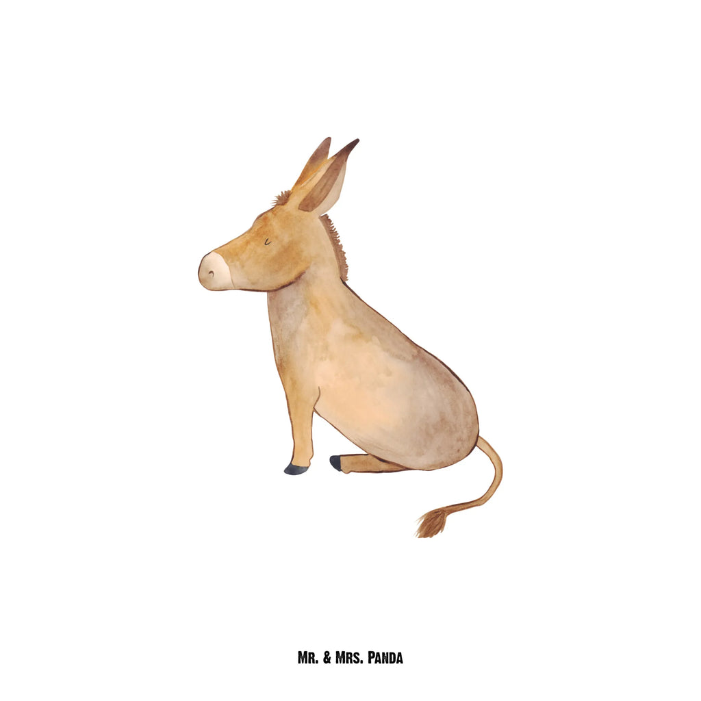 Drinks bottle Donkey small animals, cute, funny, cute animal motives, hand drawn, small world, funny sayings, good mood, happy, gifts, gift ideas, special gifts, animal lover, card, wisdom, happiness in life, courage, aim in life, Donkey, goal, courage to face life