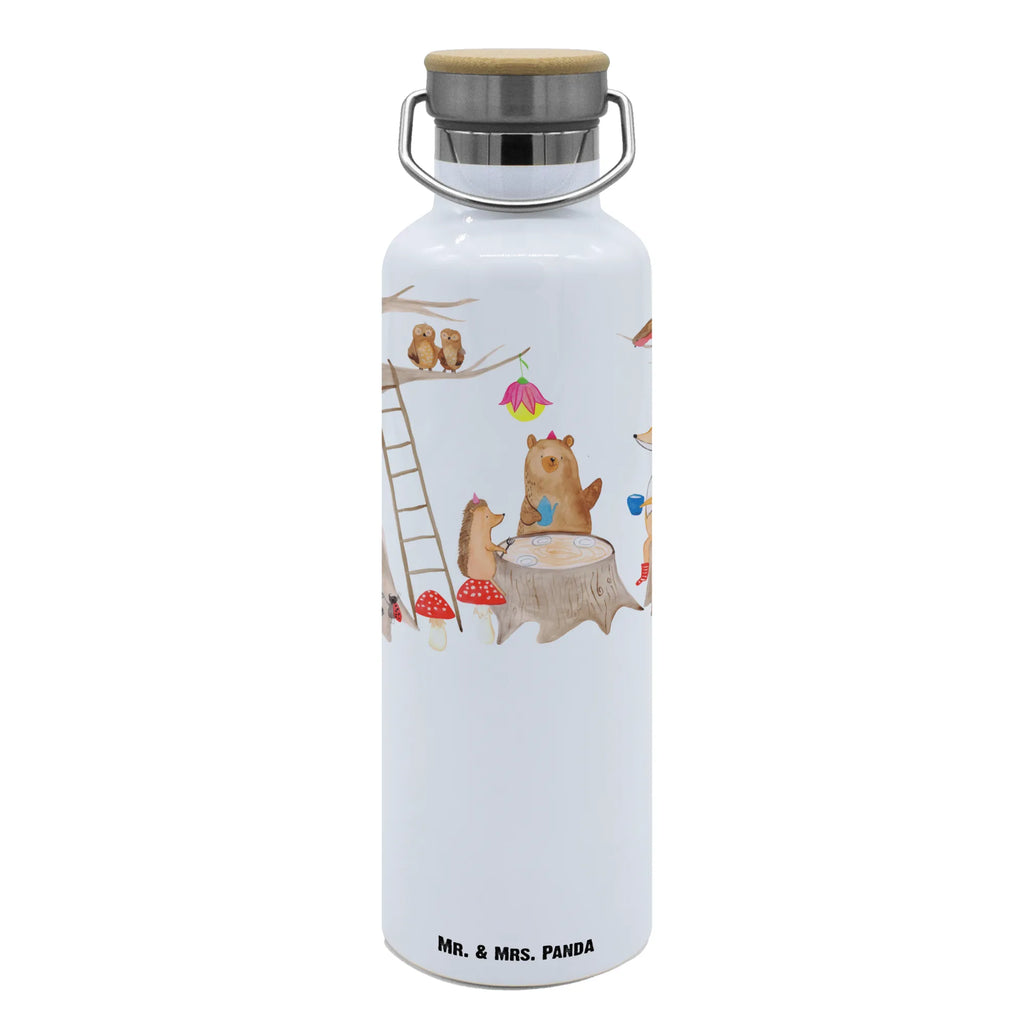Drinks bottle forest animals picnic small animals, cute, funny, cute animal motives, hand drawn, small world, funny sayings, good mood, happy, gifts, gift ideas, special gifts, animal lover, card, forest animals, hedgehog, fox, forest, squirrel, hare, mouse, picnic
