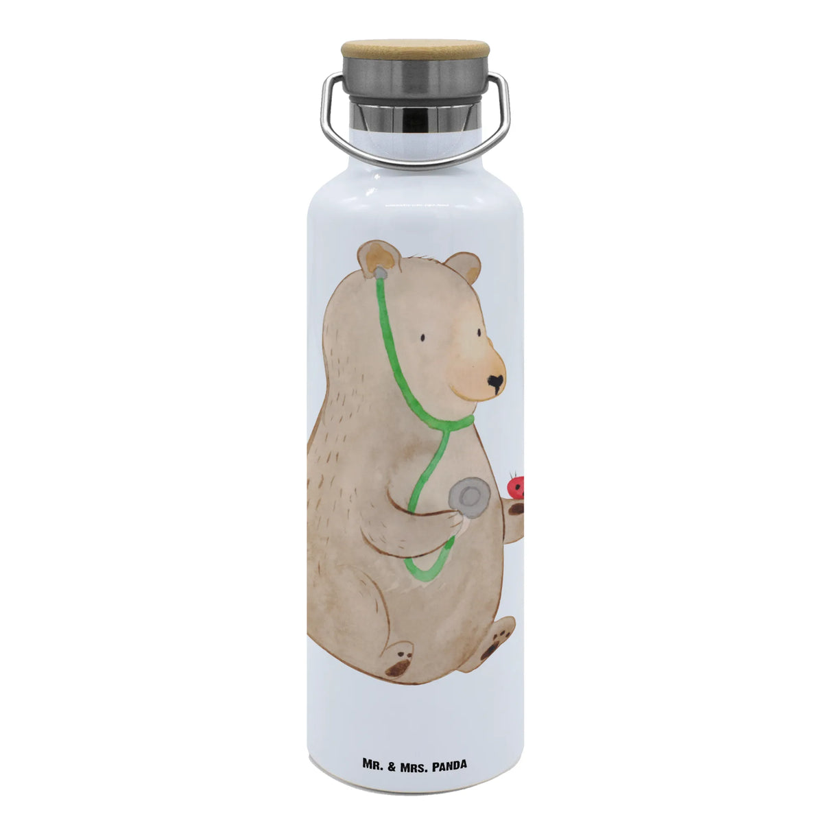 Drinks bottle bear Physician teddy bear, cuddly toy, Doctor