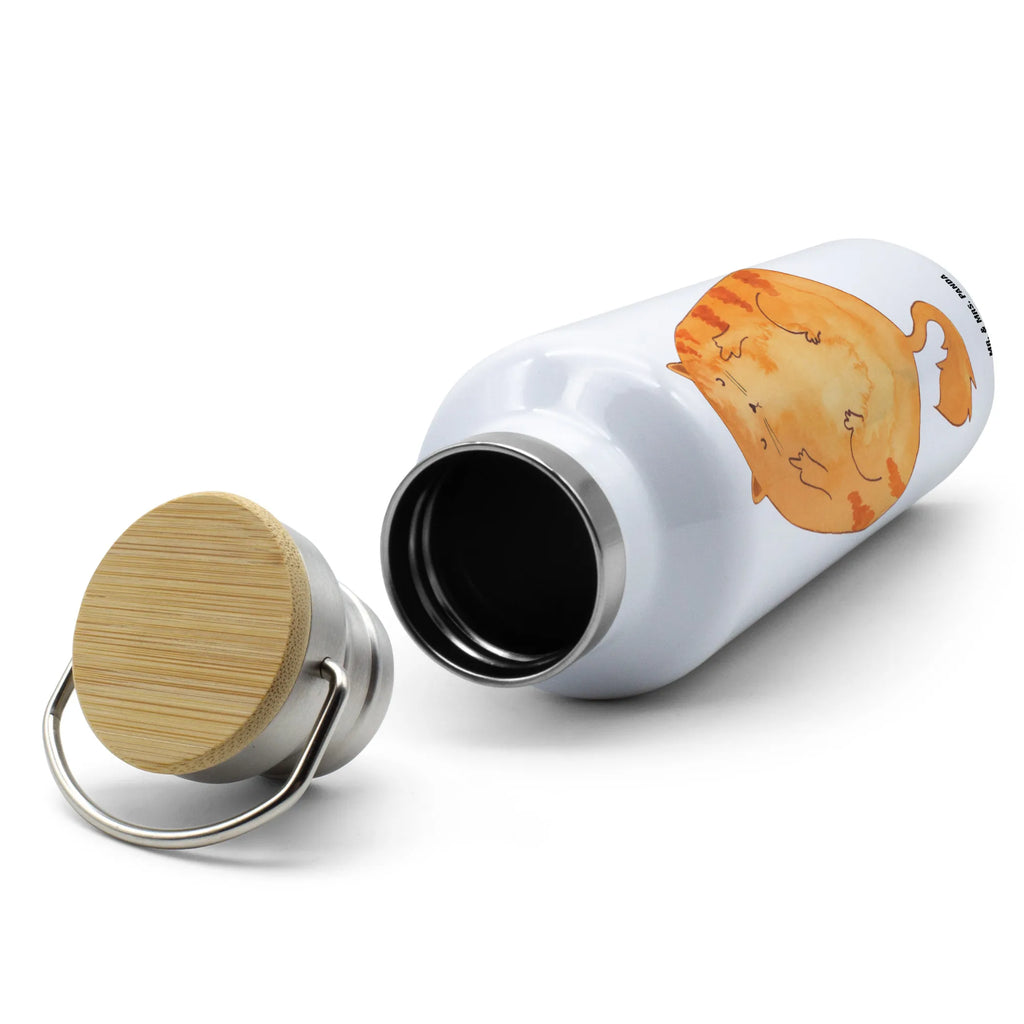 Drinks bottle Cat Early riser cat, tomcat, kitty, meow, kitten, housecat, mama cat, love cats, cat image, cat fan, cat lover, cat fancier, cat decoration, gift for cat lover, cat owner, funny cats, cat sayings, cat motto, funny cat gifts, fan merchandise, cat stuff, animal lover, cats, pussy, morning grumbler, The early bird can kiss my ass, coffee, early riser