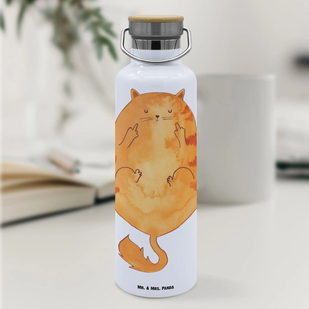 Drinks bottle Cat Early riser cat, tomcat, kitty, meow, kitten, housecat, mama cat, love cats, cat image, cat fan, cat lover, cat fancier, cat decoration, gift for cat lover, cat owner, funny cats, cat sayings, cat motto, funny cat gifts, fan merchandise, cat stuff, animal lover, cats, pussy, morning grumbler, The early bird can kiss my ass, coffee, early riser