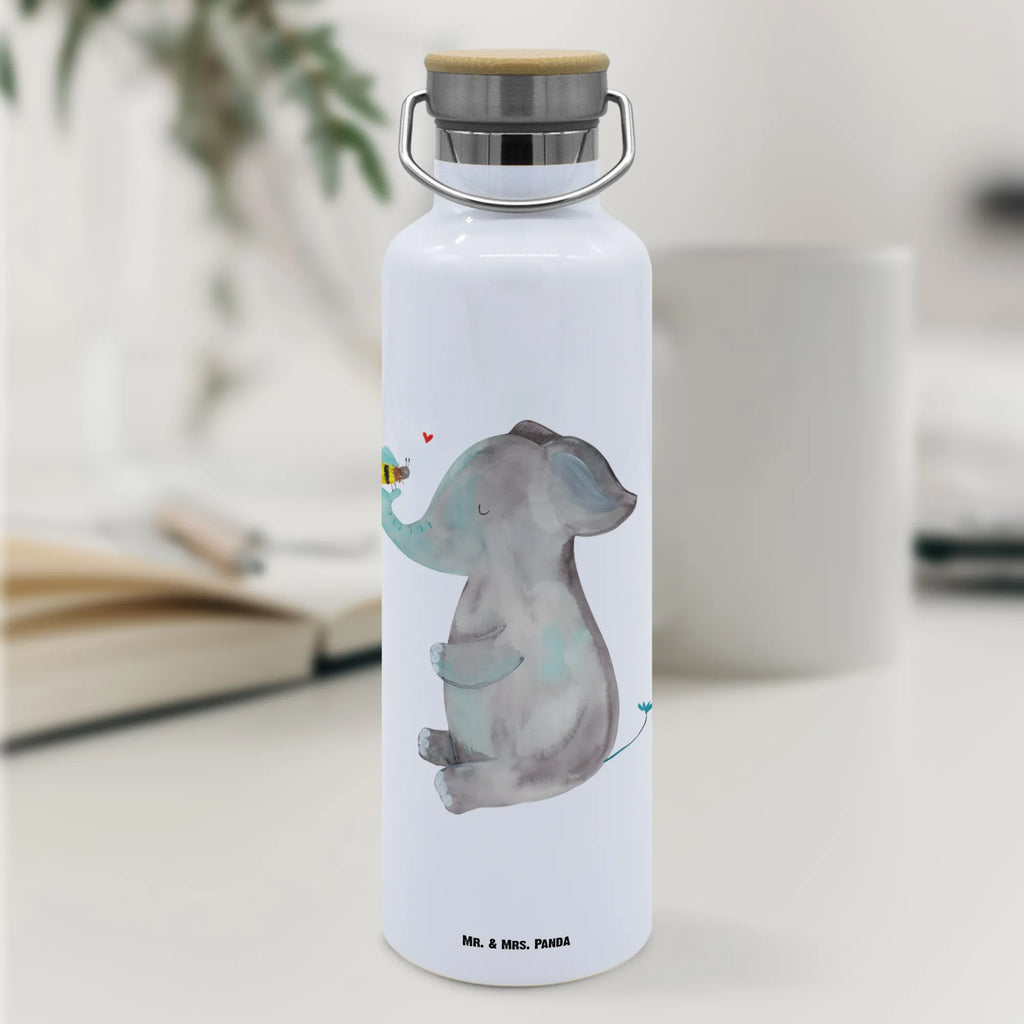 Drinks bottle elephant bee small animals, cute, funny, cute animal motives, hand drawn, small world, funny sayings, good mood, happy, gifts, gift ideas, special gifts, animal lover, card, love gift, proof of love, love, marriage proposal, bee, wedding gift, anniversary, love saying, elephant