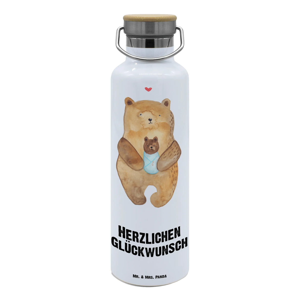 Trinkflasche Bär Baby isolier trinkflasche, thermobottle, Warmhalteflasche, Trinkflasche Aus Edelstahl, große wasserflasche, feldflasche, thermos trinkflasche, metallflasche, große thermosflasche, metall trinkflasche, große trinkflasche, Trinkgefäß, Trinkflasche, Wasserflasche, Isolierte Trinkflasche, wasser trinkflasche, Trinkbehälter, Edelstahlflasche, getränkebehälter, Getränkeflasche, Vakuumflasche, Thermosflasche, Thermo-Trinkflasche, Teddy, Bär, Teddybär, Neffe, Mutter, Geburtstag, Enkelin, Enkel, Glückwunsch, Nichte, Eltern, Taufe, Täufling, Geburt, Baby