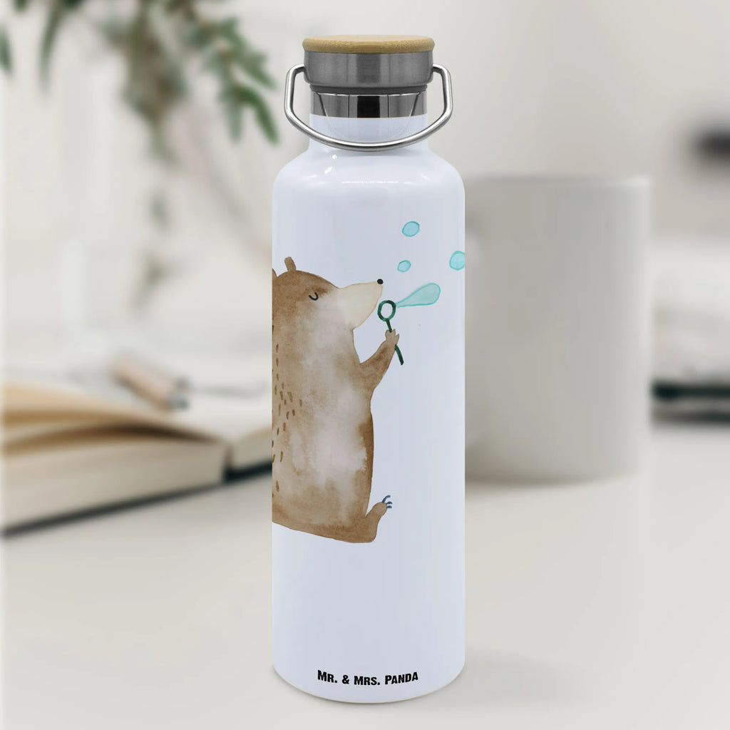 Trinkflasche Bär Seifenblasen Thermo-Trinkflasche, Trinkflasche, Thermoflasche, isolier trinkflasche, thermos trinkflasche, metallflasche, große thermosflasche, thermobottle, Vakuumflasche, getränkebehälter, Edelstahl Trinkflasche, Getränkeflasche, Thermosflasche, Edelstahlflasche, Wasserflasche, große trinkflasche, Isolierte Trinkflasche, Trinkflasche Aus Edelstahl, Trinkgefäß, metall trinkflasche, Isolierflasche, große wasserflasche, wasser trinkflasche, Trinkbehälter, Teddy, Bär, Teddybär, Seifenblasen Bär Lustig Sein Glücklich Traurig Happy