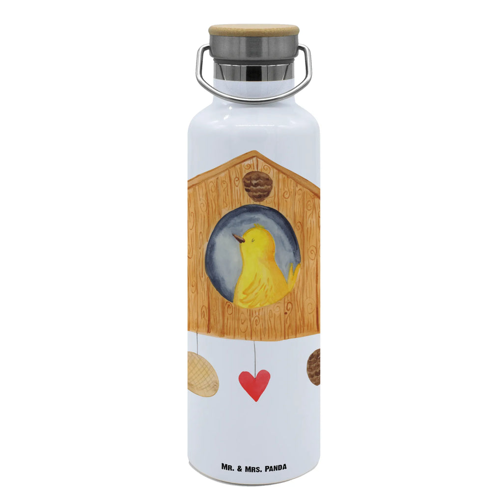 Drinks bottle Bird House small animals, cute, funny, cute animal motives, hand drawn, small world, funny sayings, good mood, happy, gifts, gift ideas, special gifts, animal lover, card, favorite place, our house, family, birdhouse, home, Bird, castle, birds, home sweet home, nest, apartment, house
