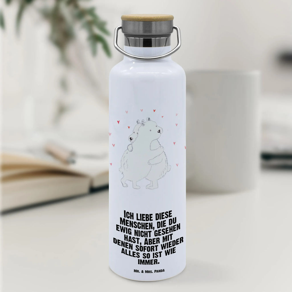 Drinks bottle Icebear Embrace metallflasche, Getränkeflasche, Thermo-Trinkflasche, thermos trinkflasche, Trinkflasche Aus Edelstahl, getränkebehälter, Wasserflasche, große trinkflasche, Trinkbehälter, Edelstahlflasche, Edelstahl Trinkflasche, metall trinkflasche, wasser trinkflasche, Thermoflasche, Trinkflasche, Trinkgefäß, isolier trinkflasche, große wasserflasche, Isolierflasche, Isolierte Trinkflasche, thermobottle, Vakuumflasche, große thermosflasche, Thermosflasche, Lustige Sprüche, Tiere, Tiermotive, Gute Laune