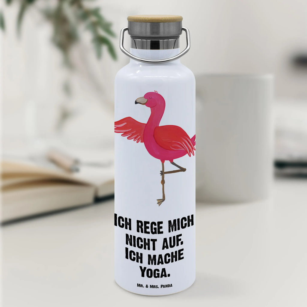 Drinks bottle flamingo yoga Flamingo, pink, pink bird, bird of paradise, red, flamingo decoration, gift pink, gifts, gift idea, children, adults, girls, flamingo fans, summer, vacation, sea, unusual gifts in pink, pink gifts, girls gifts, small gifts, Caribbean feeling, funny sayings, bird, yoga exercise, deep relaxation, namaste, anger, agitation, relaxation, yoga, mindfulness
