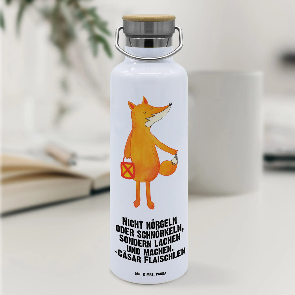 Drinks bottle Fox Lantern fox, foxes, forest wildlife, clever as a fox, animal lover, Lantern parade, Caesar Otto Hugo Flaischlen, Foxes, Fox, Spell comforting, Lantern, Cheer up, Lovesickness Spell, Saint Martin