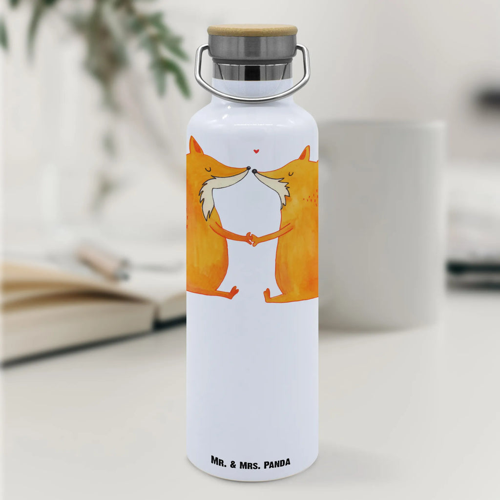 Drinks bottle foxes Love fox, foxes, forest wildlife, clever as a fox, animal lover, proof of love, partner, boyfriend, fiancée, couple, lovers, girlfriend, love, husband, wife, marriage