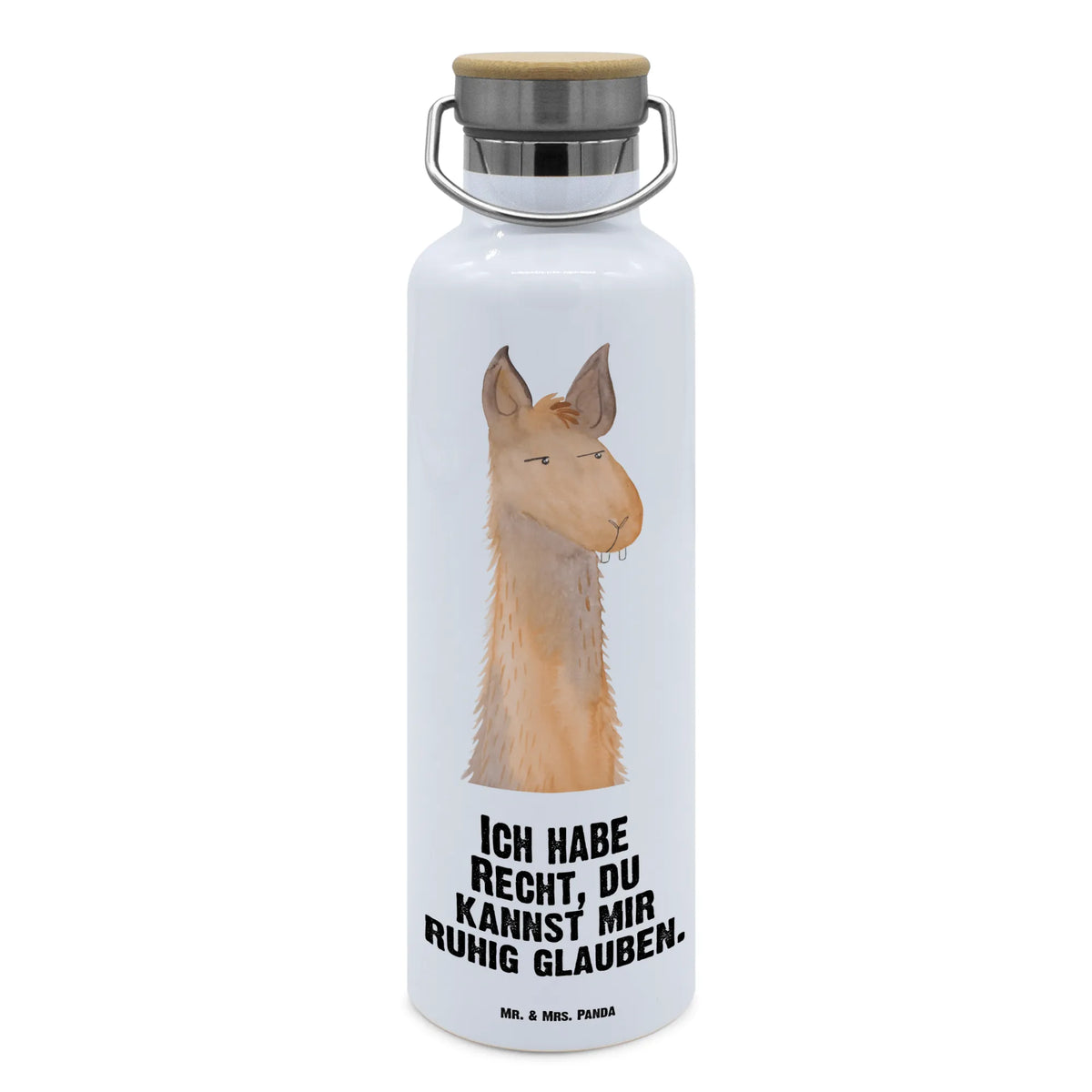 Drinks bottle llama head Annoyed Llama, llama, alpaca, trendy animal, partner, office, being annoyed, apprentice, boss, best friend, office life, being right, lamas, lama, girlfriend
