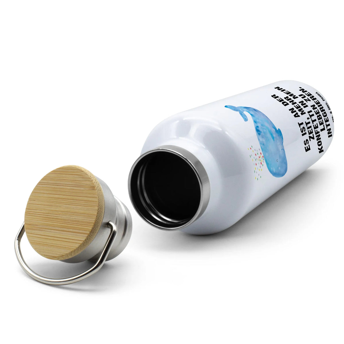 Drinks bottle whale confetti Seafood, aquatic animals, ocean, sea, fish, shells, corals, reef, whale, narwhal, sea urchin, lobster, platypus, turtle, manatee, crocodile, orca, shrimp, gifts for seafood lovers, water world, underwater animals, underwater world, vacation, deep sea, seafood fans, gift ideas, seafood decoration, seafood posters, new start, motivation, Whale, birthday, losing weight, period of life, whales, new beginning, diet, confetti, separation