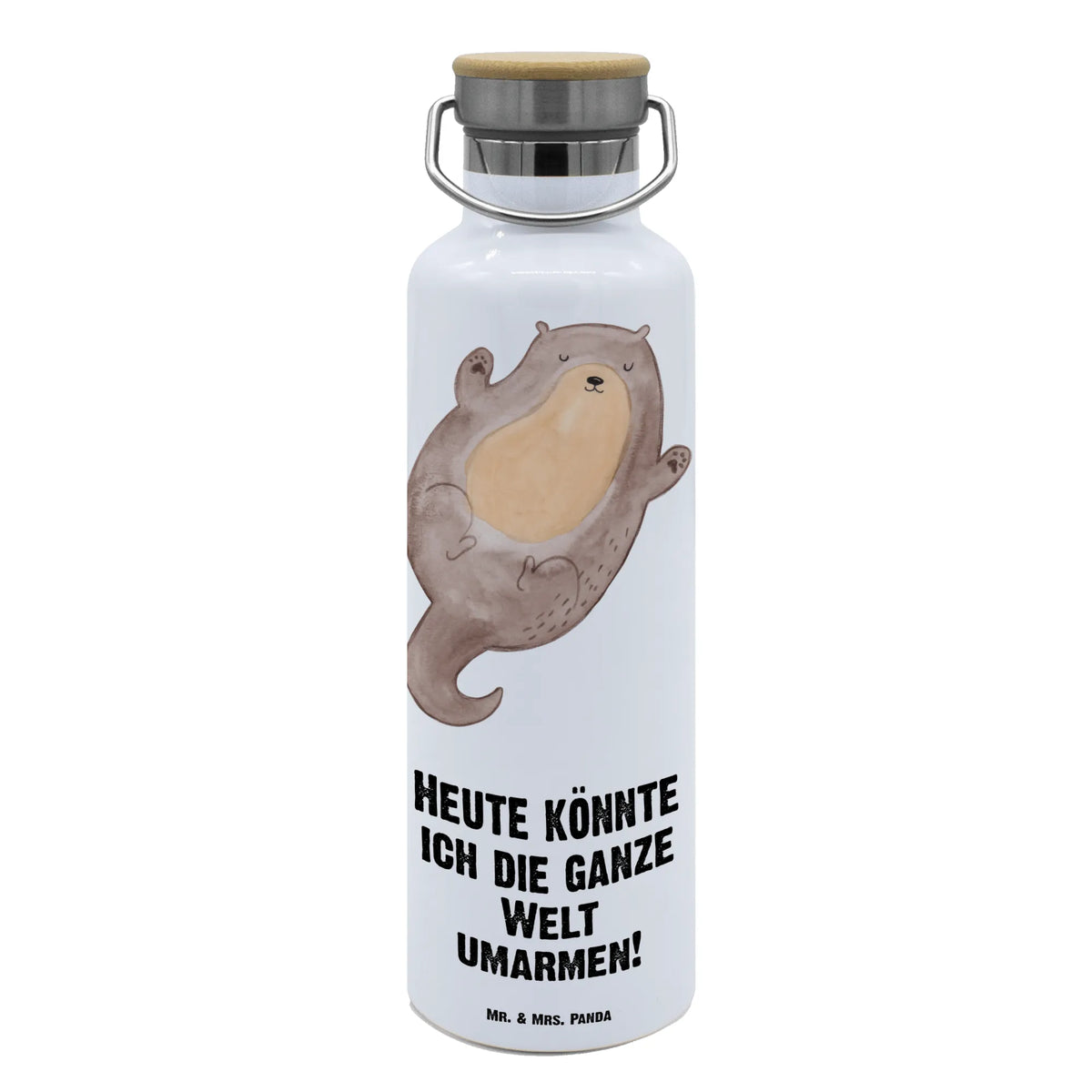 Drinks bottle otter Embrace otter, marten, sea otter, European otter, water mammal, aquatic animal, baby otter, predator, water, otter gifts, animal lover, gift ideas for animal lovers, animal, mammal, water animal, gifts for people in love, Otter Sea Otter Lake Otter