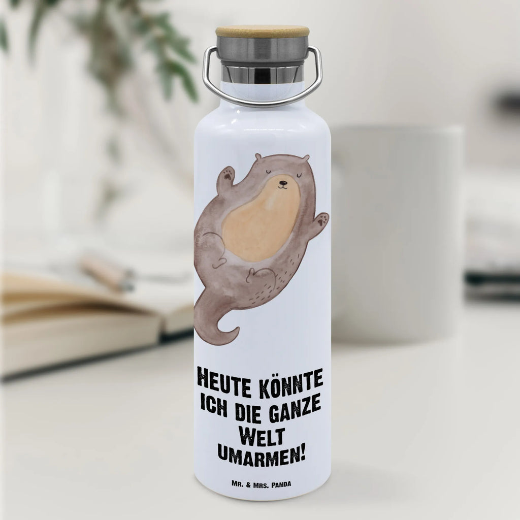Drinks bottle otter Embrace otter, marten, sea otter, European otter, water mammal, aquatic animal, baby otter, predator, water, otter gifts, animal lover, gift ideas for animal lovers, animal, mammal, water animal, gifts for people in love, Otter Sea Otter Lake Otter