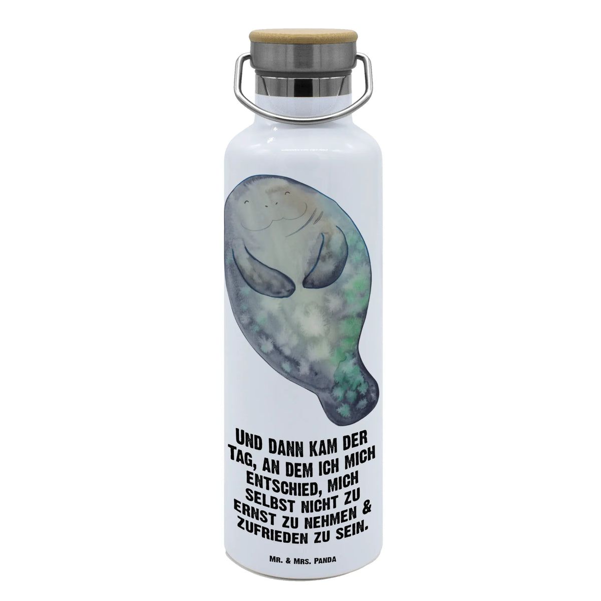 Drinks bottle manatee happy Seafood, aquatic animals, ocean, sea, fish, shells, corals, reef, whale, narwhal, sea urchin, lobster, platypus, turtle, manatee, crocodile, orca, shrimp, gifts for seafood lovers, water world, underwater animals, underwater world, vacation, deep sea, seafood fans, gift ideas, seafood decoration, seafood posters, Self-love, Lovesickness, New beginning, Satisfaction, New start, Girlfriend, Respect, Manatee, Manatees, Carefulness
