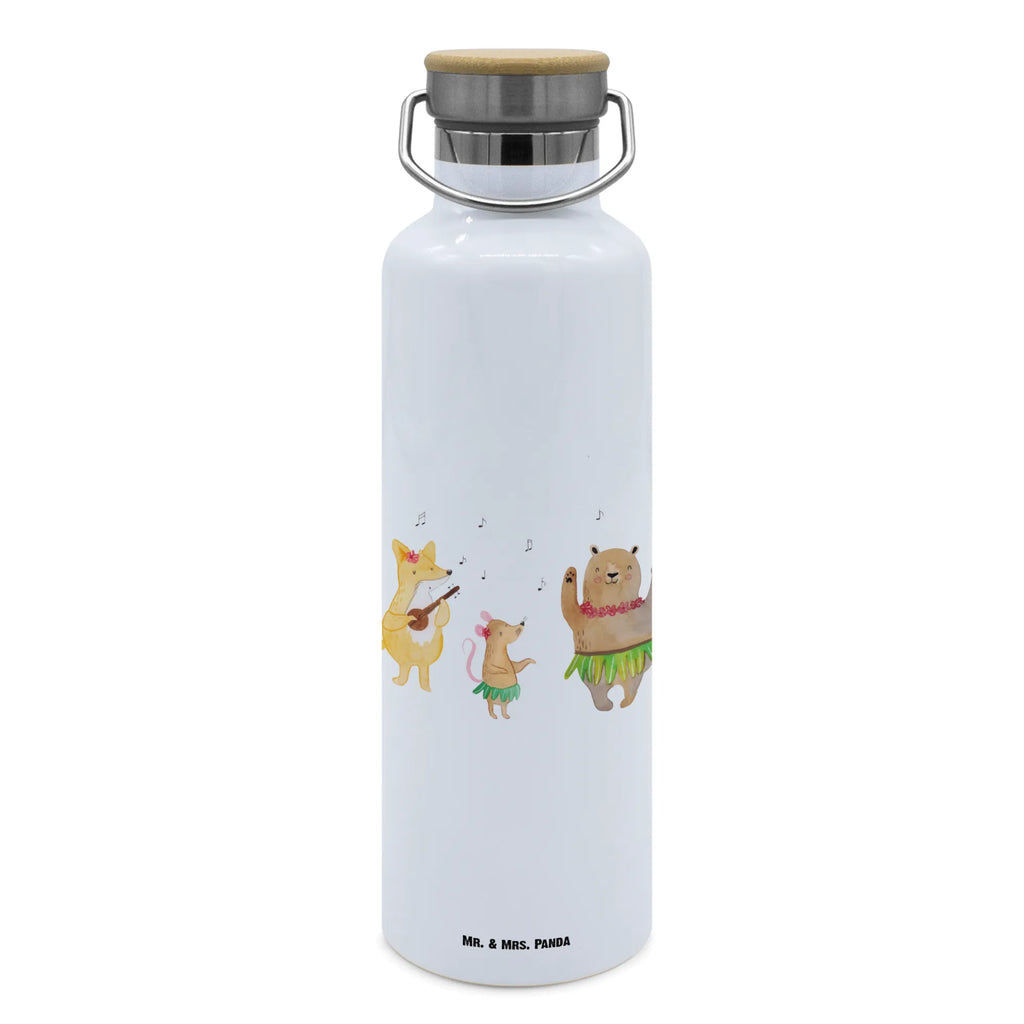 Drinks bottle forest animals Aloha small animals, cute, funny, cute animal motives, hand drawn, small world, funny sayings, good mood, happy, gifts, gift ideas, special gifts, animal lover, card, forest animals, music, aloha, bear, dancing, rabbit, forest, hedgehog, laughter, life