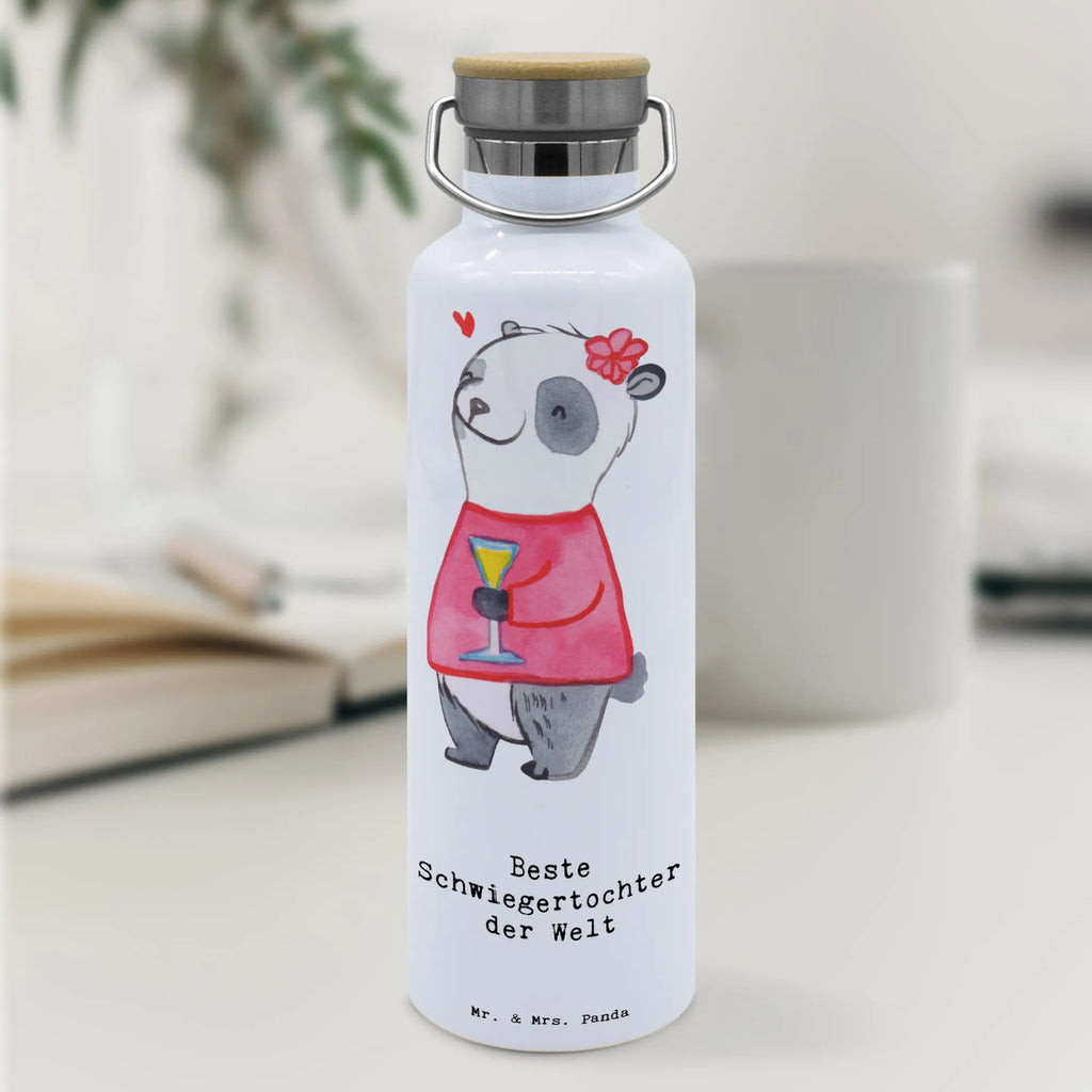 Drinks bottle panda Best daughter in law in the world for, thank you, gift, giving, birthday, birthday present, gift idea, souvenir, make you happy, gift tip, son&#39;s wife, daughter, Daughter in law, by marriage, wife, wedding