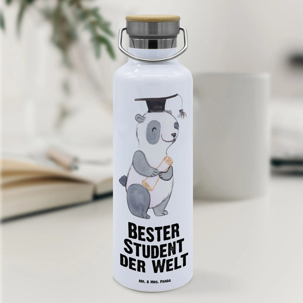 Drinks bottle penguin Best student in the world for, thank you, gift, giving, birthday, birthday present, gift idea, souvenir, make you happy, gift tip, funny, college, graduation, university, fun, student, humorous, alumni, students, son, model student, study
