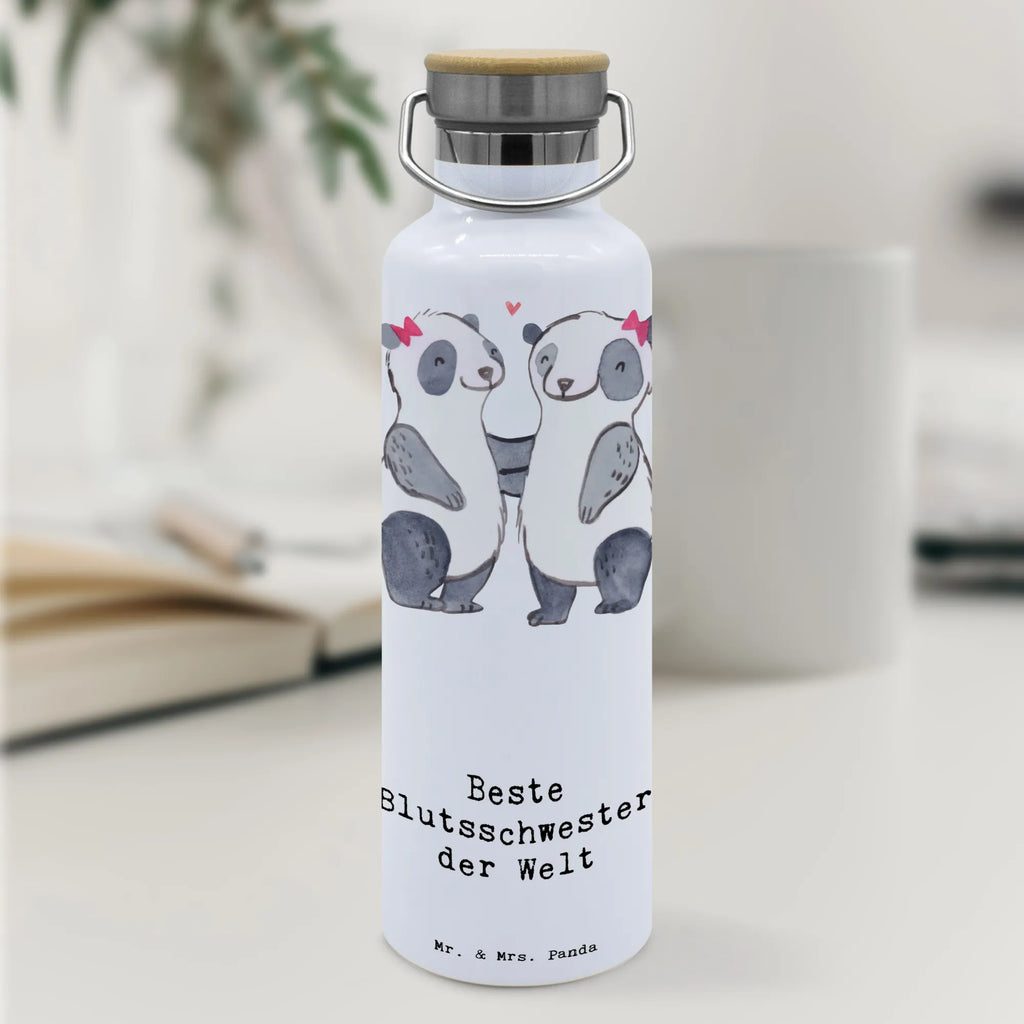Drinks bottle panda Best blood sister in the world for, thank you, gift, giving, birthday, birthday present, gift idea, souvenir, make you happy, gift tip, Sisters, Bae, Love, Sister, Blood Sister, Best, Siblings, Daughter, Trifle, Friend, Blood Siblings, Gift, Family