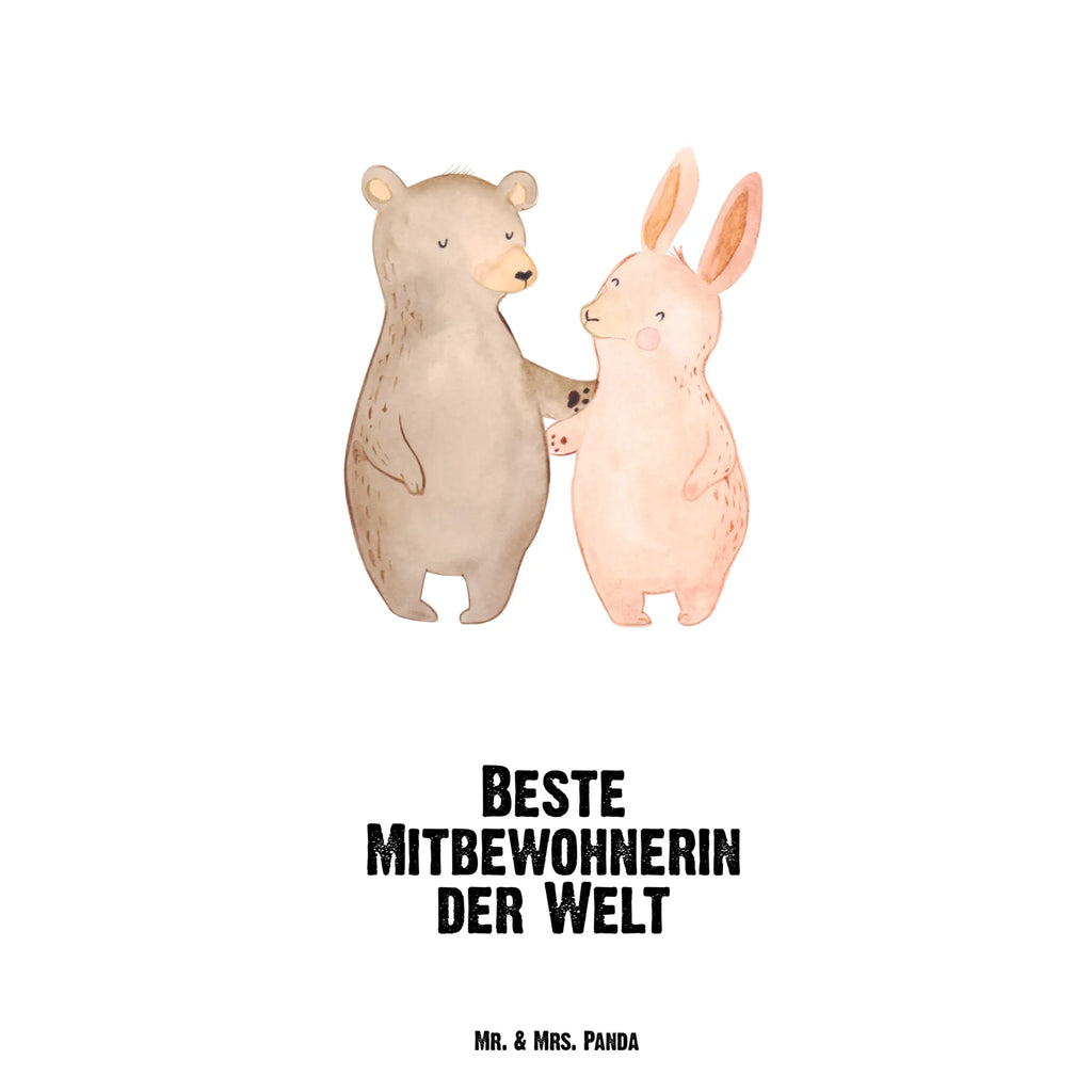 Drinks bottle Hare Best roommate in the world for, thank you, gift, giving, birthday, birthday present, gift idea, souvenir, make you happy, gift tip, roommate, flat share, Roommate, flat share resident