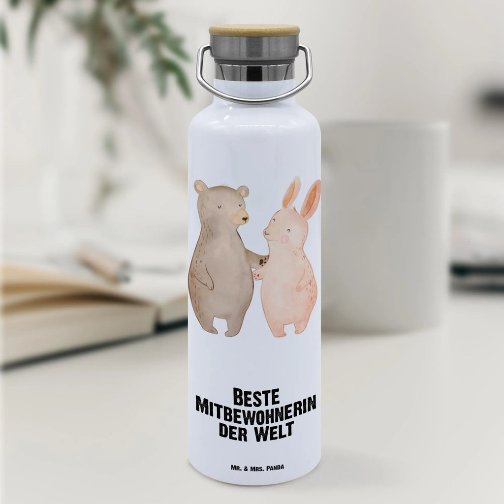 Drinks bottle Hare Best roommate in the world for, thank you, gift, giving, birthday, birthday present, gift idea, souvenir, make you happy, gift tip, roommate, flat share, Roommate, flat share resident