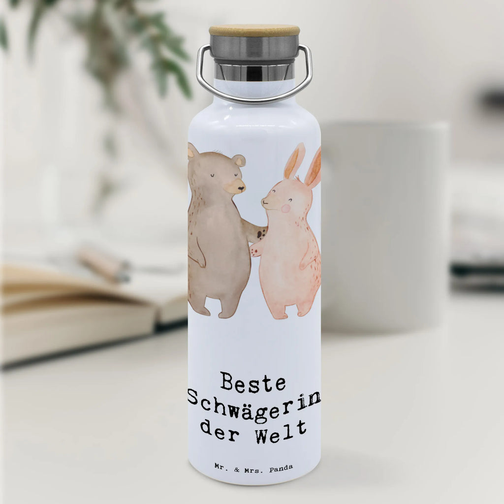 Drinks bottle Hare Best sister in law in the world for, thank you, gift, giving, birthday, birthday present, gift idea, souvenir, make you happy, gift tip, sister-in-law, Sister-in-law, married, partner, husband, brother, wife, family, relatives, sister