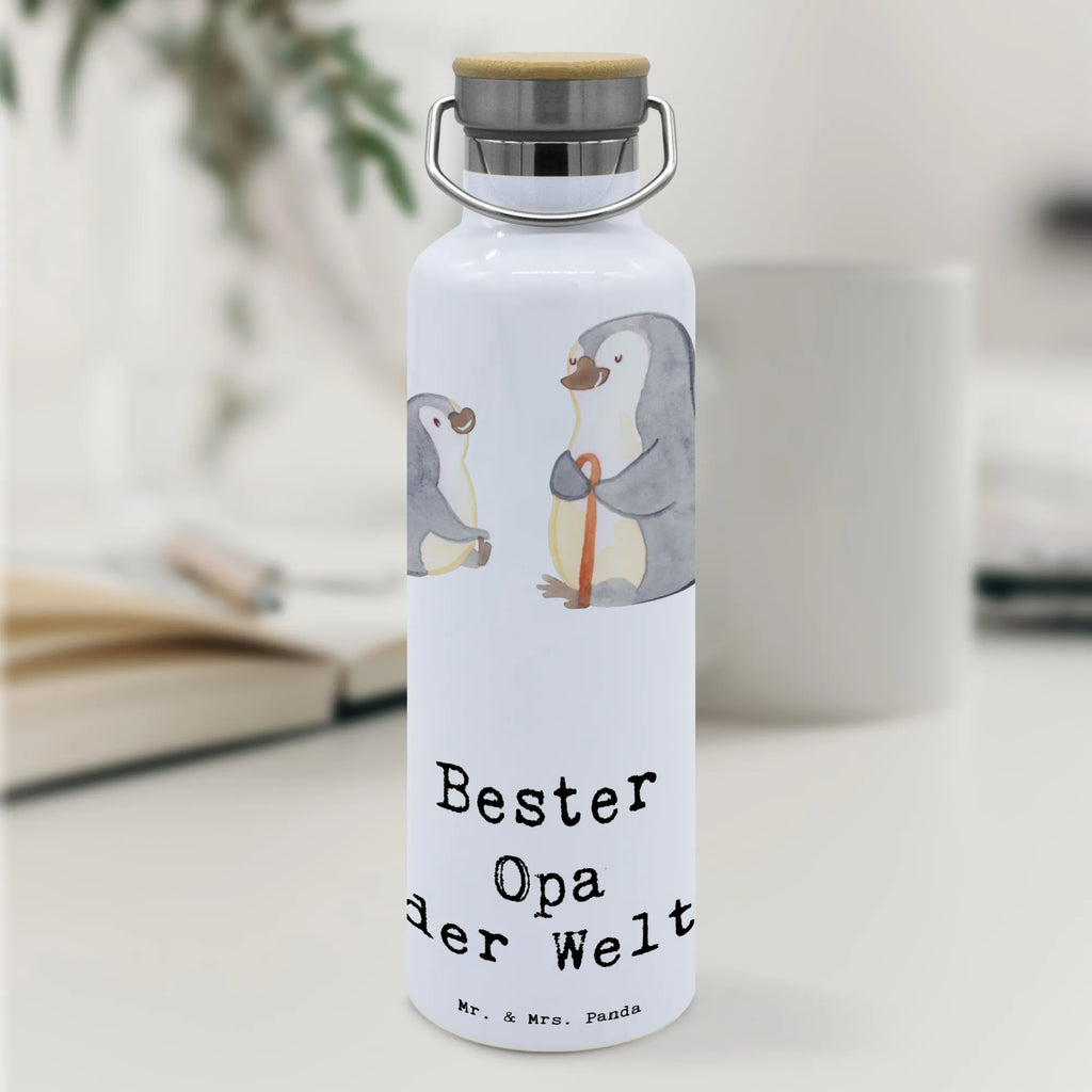 Drinks bottle penguin Best grandpa in the world for, thank you, gift, giving, birthday, birthday present, gift idea, souvenir, make you happy, gift tip, trifle, grandpa, grandpa. Grandpa, grandson, Grandfather, best, grandfather, grandchild, granddaughter, grandparents