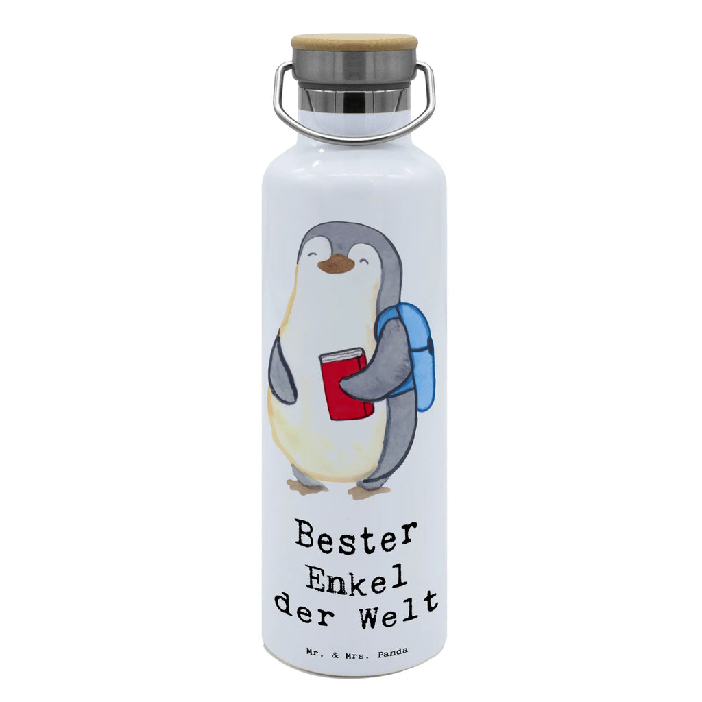 Trinkflasche Pinguin Bester Enkel der Welt große wasserflasche, Trinkflasche, Isolierte Trinkflasche, Thermoflasche, metallflasche, metall trinkflasche, große thermosflasche, wasser trinkflasche, Thermo-Trinkflasche, Edelstahl Trinkflasche, Edelstahlflasche, große trinkflasche, Trinkflasche Aus Edelstahl, Isolierflasche, Thermosflasche, Vakuumflasche, thermobottle, isolier trinkflasche, thermos trinkflasche, Trinkbehälter, Getränkeflasche, Wasserflasche, Trinkgefäß, getränkebehälter, Geschenkidee, Geschenk, Schenken, Mitbringsel, Geburtstag, Geburtstagsgeschenk, für, Danke, Dankeschön, Bedanken, Freude machen, Geschenktipp, Kind von Sohn, Oma, Enkelkind, Großsohn, Opa, Taufe, Kind von Tochter, Enkelsohn, Enkel