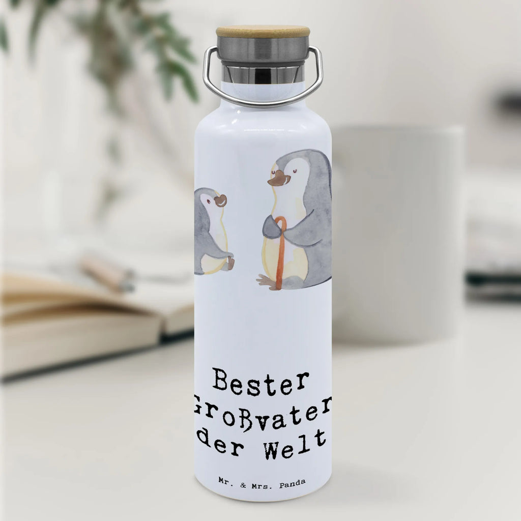 Drinks bottle penguin Best grandfather in the world for, thank you, gift, giving, birthday, birthday present, gift idea, souvenir, make you happy, gift tip, grandson, grandpa, grandparents, little thing, grandchild, Grandfather, best, grandpa. Grandpa, granddaughter, grandfather