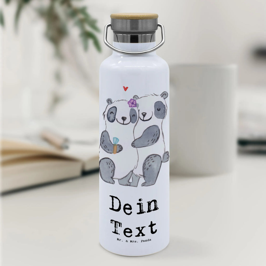 Personalised drinks bottle panda best wife in the world for, thank you, gift, giving, birthday, birthday present, gift idea, souvenir, make you happy, gift tip, Girlfriend, Woman, Partner, Dream Woman, Bride, Best, Little Things, Wedding, Darling, Wife, Spouse, Marriage, Life Companion