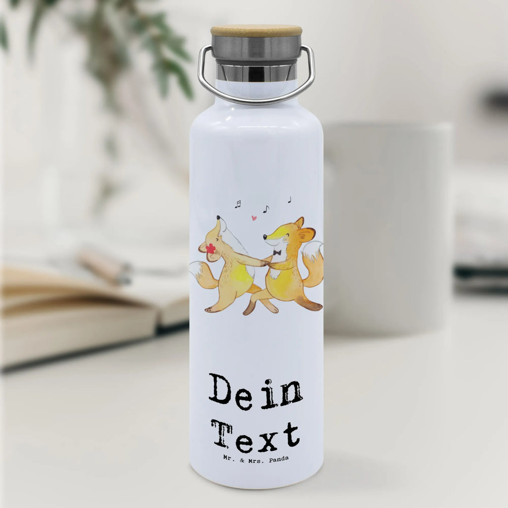 Personalised drinks bottle Fox Best parents in the world for, thank you, gift, giving, birthday, birthday present, gift idea, souvenir, make you happy, gift tip, parents, dad, daddy, parents couple, mom and dad, family, mommy, mom, producer