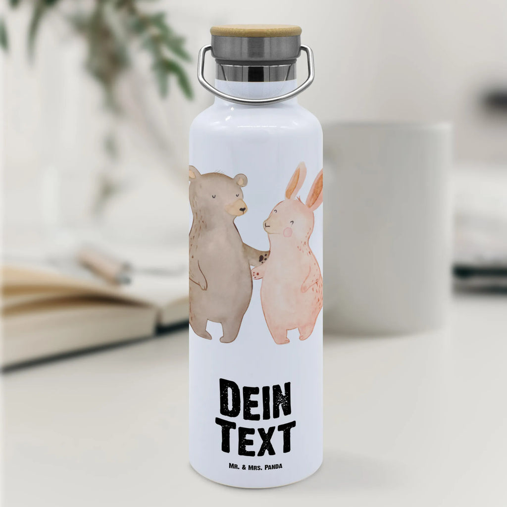 Personalised drinks bottle Hare best friend in the world for, thank you, gift, giving, birthday, birthday present, gift idea, souvenir, make you happy, gift tip, partner, husband, friend, mate, heart, bro, favorite person, love, significant other