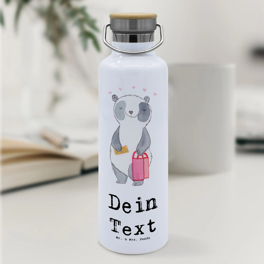Personalised drinks bottle panda Best shopping companion in the world for, thank you, gift, giving, birthday, birthday present, gift idea, souvenir, make you happy, gift tip, boyfriend, best, queen, shopping partner, escort, shopping, partner, girlfriend, shopping queen, bff, Shopping companion